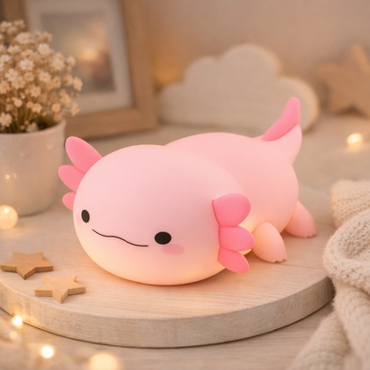 Roztomilý Svítící axolotl